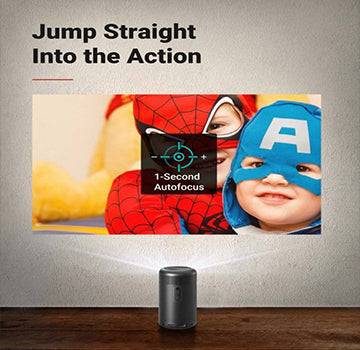 Anker Nebula Capsule Projector: Portable Entertainment, 100 ANSI Lumens and Android 7.1, 360° Sound and 4-Hour Video Playtime for Immersive Viewing Experiences Anker Nebula Capsule Projector: Portable Entertainment, 100 ANSI Lumens and Android 7.1, 360° Sound and 4-Hour Video Playtime for Immersive Viewing Experiences